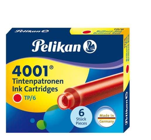 Pelikan Tintenpatrone 4001 TP/6 Rot