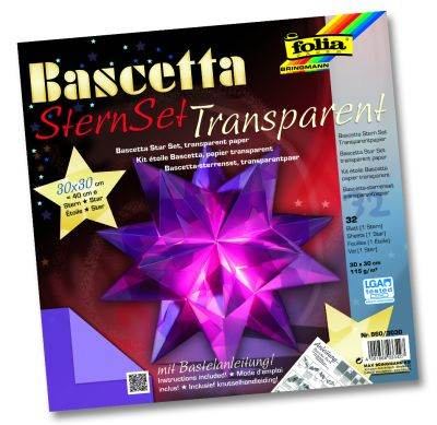 Bastel-Set Bascetta-Stern Violett L