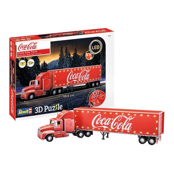 Revell Puzzle 3D LED 128 Teile Coca Cola Truck
