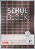 BRUNNEN Schulblock A4, Lineatur 8f, 50Blatt, Premium, 90g ** BRUNNEN Schulblock A4, Lineatur 8f, 50Blatt, Premium, 90g **