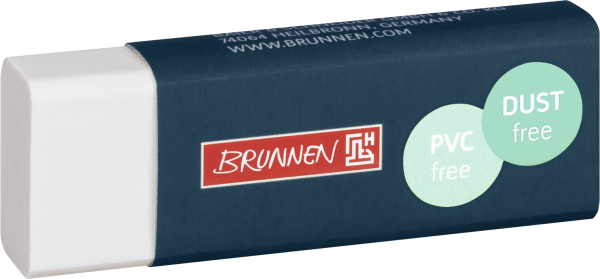 Brunnen Radiergummi Colour Code DUST free | weiß **