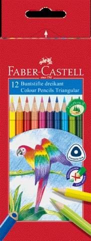 Faber-Castell Farbstift Dreikant 12er Triangular