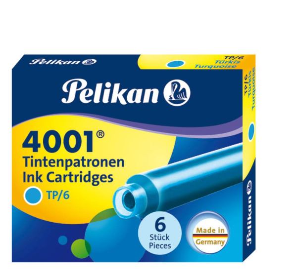 Pelikan Tintenpatronen türkis - 4001 TP/6