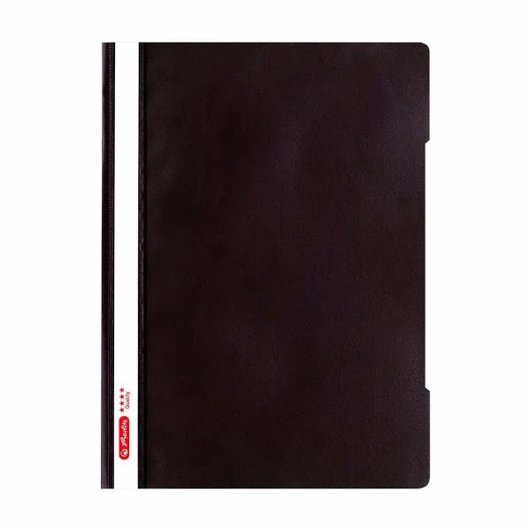 Schnellhefter Dunkelbraun, A4 Plastik Quality, von Herlitz **