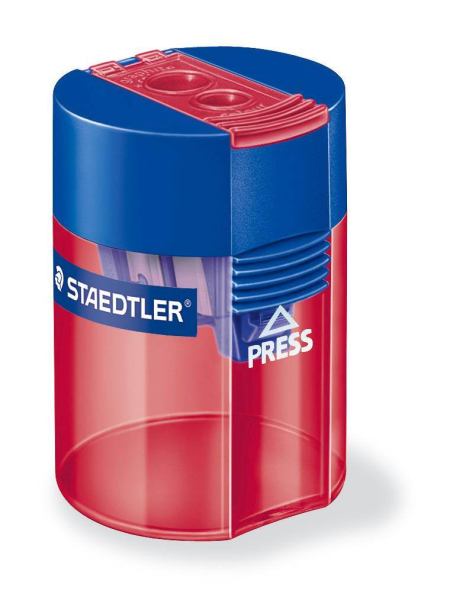 STAEDTLER Doppelspitzdose Blau/Rot