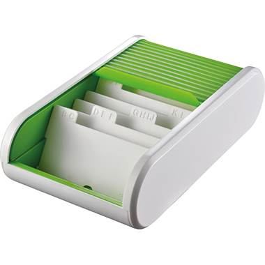 HELIT Visitenkartenbox Linear H6218050 300Karten apple green