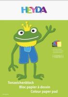 BRUNNEN Tonzeichenblock A3 - 10 Blatt - farbig sortiert - 130 g ** BRUNNEN Tonzeichenblock A3 - 10 Blatt - farbig sortiert - 130 g **