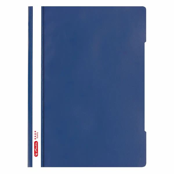 Schnellhefter Blau, A4 Plastik Quality, von Herlitz **