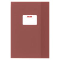 Herlitz Hefthülle, A4, PP, Baststruktur, Namensetikett Braun Herlitz Hefthülle, A4, PP, Baststruktur, Namensetikett Braun