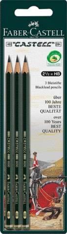 Faber-Castell Bleistift Castell 9000 3er Set