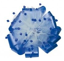 NESTLER Schultütenrosetten mit Schmucksteinen, 18 cm, farbig sortiert