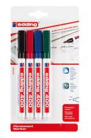 Edding Permanentmarker 400 4 Stück sortiert 1mm **