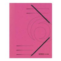 Herlitz Einschlagmappe mit Gummizug - A4 - Quality - fuchsia