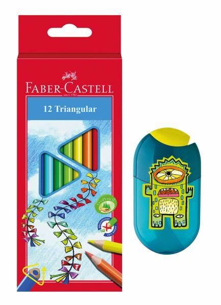 Bundle Faber-Castell Farbstifte + Spitzerdose