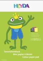 BRUNNEN Tonzeichenblock A4 - 10 Blatt - farbig sortiert - 130 g BRUNNEN Tonzeichenblock A4 - 10 Blatt - farbig sortiert - 130 g