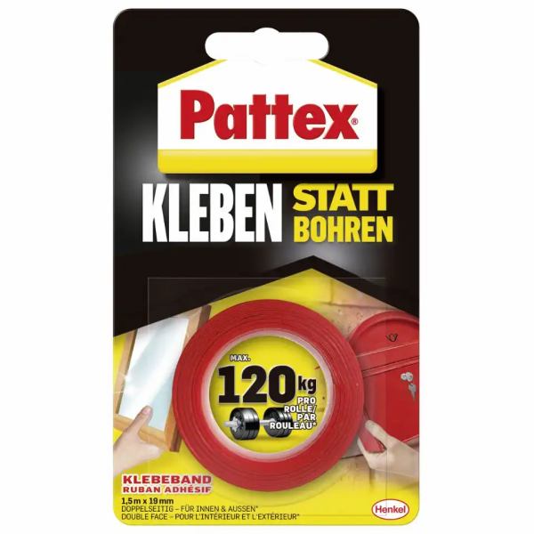 Pattex Klebeband Kleben statt Bohren **