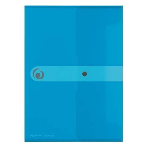 Herlitz Dokumententasche A4 transparent blau