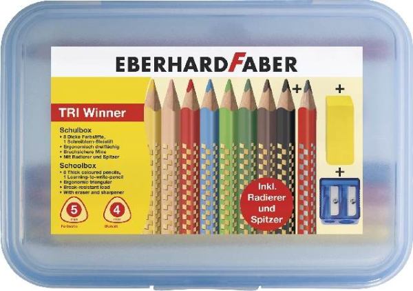 EBERHARD FABER TRI Winner Schulbox - 11-teilig