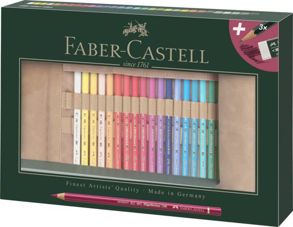 Faber-Castell Polychromos Farbstift, 30er Stifterolle **