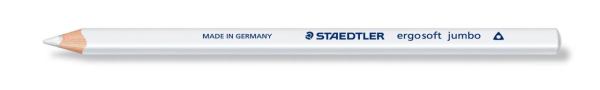 STAEDTLER ergo soft® jumbo Farbstift, 4 mm, weiß