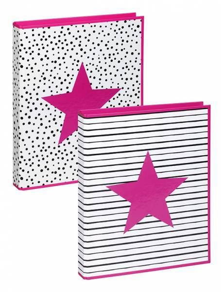 PAGNA Ringbuch Pink Star A4
