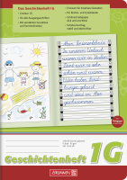 Brunnen Geschichtenheft 1G, linke Seite unliniert, A5 Brunnen Geschichtenheft 1G, linke Seite unliniert, A5