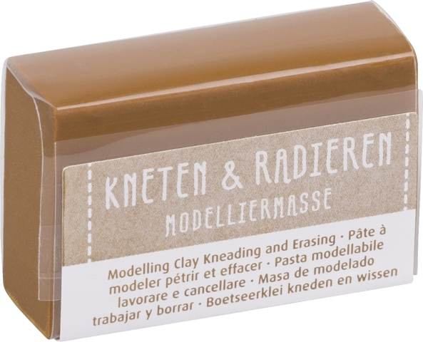 Kneten & Radieren Modelliermasse braun