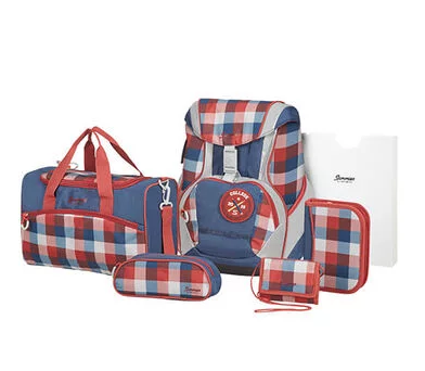 Sammies by Samsonite, Ergofit 2.0 Classic Checks, Ranzenset 7tlg., R