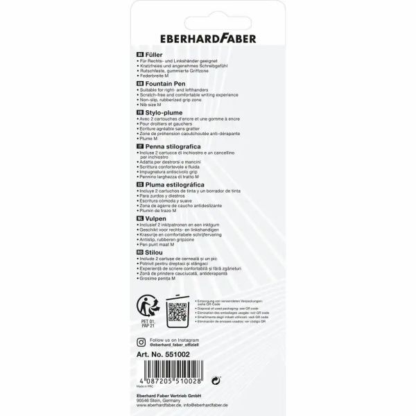 EBERHARD FABER Füller Set, Rechts- & Linkshänder-Grau **