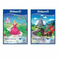 Pelikan Malblock Prinzessin oder Ritter DIN A5, Motiv nicht wählbar **