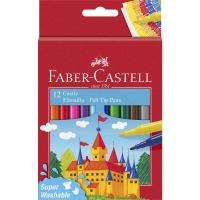FABER-CASTELL Fasermaler CASTLE, 12er Kartonetui FABER-CASTELL Fasermaler CASTLE, 12er Kartonetui