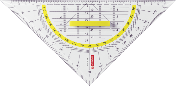 Brunnen Geometrie-Dreieck 22 cm glasklar