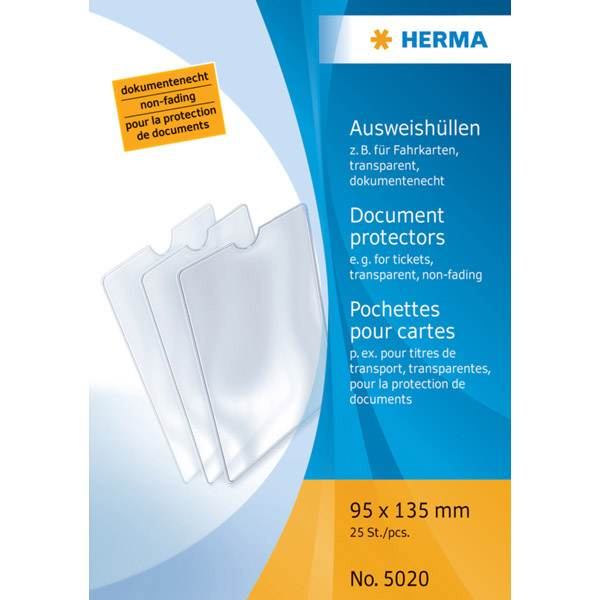 HERMA Ausweishüllen 95x135mm