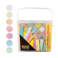Idena Straßenmalkreide 7 Farben 20 Stück Box ** Idena Straßenmalkreide 7 Farben 20 Stück Box **