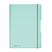 Herlitz my.book flex Notizheft PP A4,2x40 Blatt kariert Lineatur Minze gelocht Herlitz my.book flex Notizheft PP A4,2x40 Blatt kariert Lineatur Minze gelocht
