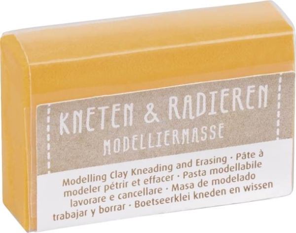 Kneten & Radieren Modelliermasse gelb