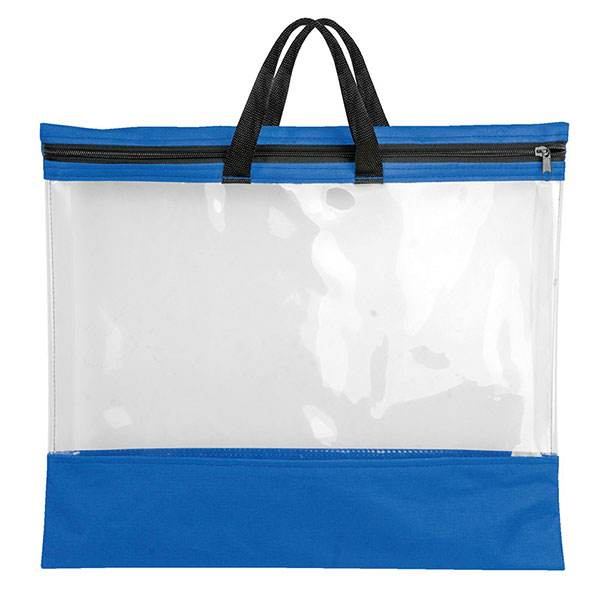 VELOBAG To Go, Zeichenmappe für A3, Textil und PVC-Folie, blau