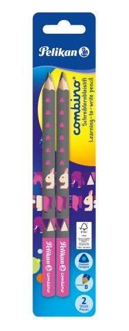 Pelikan COMBINO Schreiblernbleistift - 2 St. Blister - pink