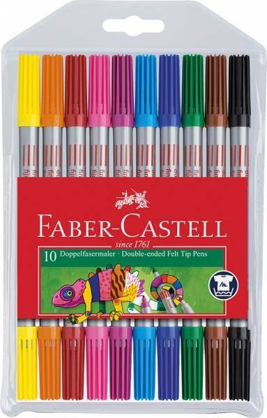 Faber Castell Doppelfasermaler, 10 Stück
