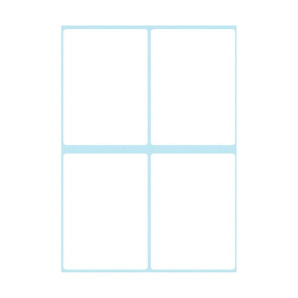 Herlitz Büroetiketten, weiß 40 mm x 55 mm, 24 Stück 6 Bögen