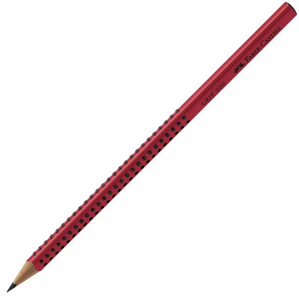 Faber Castell Bleistift Grip 2001 B rot **