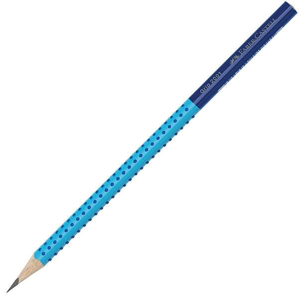 Faber Castell Bleistift Grip 2001 - Two Tone - hellblau/blau