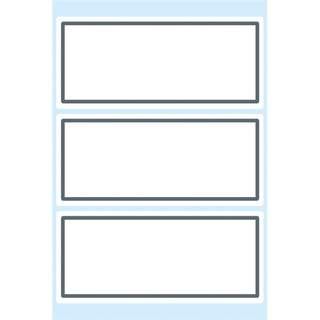 HERMA Schuletiketten neutral grauer Rand 82x36mm