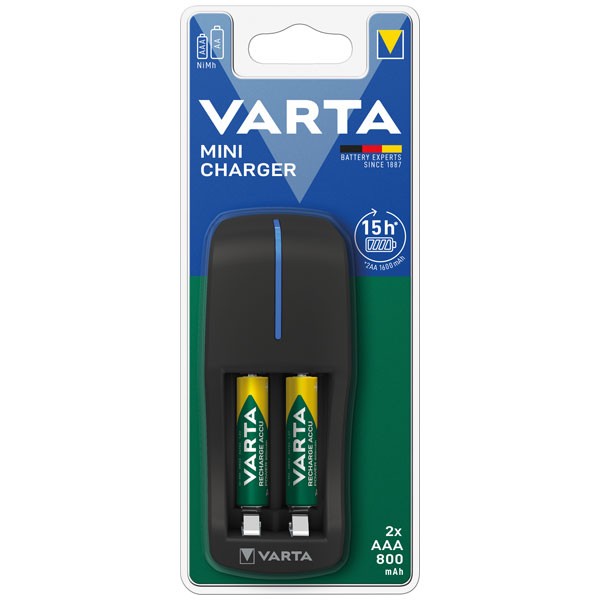 VARTA Batterien Mini Charger 2x AAA 56703 800mAh