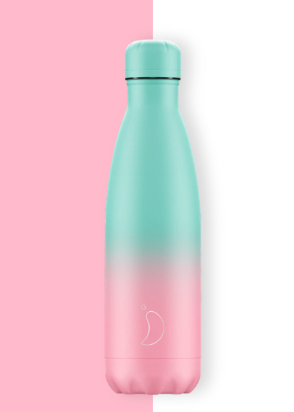 CHILLY`S Trinkflasche Bottle Gradient Pastell 500ml