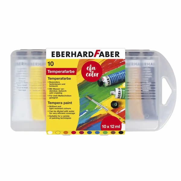 EBERHARD FABER Tempera Tuben 10er Etui 12 ml **