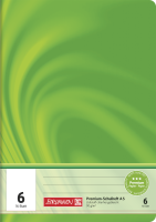 Schulheft, Lineatur 6, unliniert / blanko, 16 Blatt von Brunnen Schulheft, Lineatur 6, unliniert / blanko, 16 Blatt von Brunnen