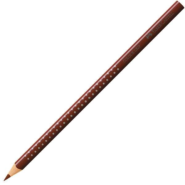 FABER-CASTELL Buntstift Colour Grip mit Namensfeld siena gebrannt dunkel **