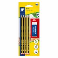 STAEDTLER Bleistiftset Noris HB  5 Bleistifte + 1 Radierer ** STAEDTLER Bleistiftset Noris HB  5 Bleistifte + 1 Radierer **