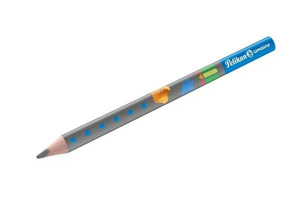 Pelikan Schreiblernbleistift Combino Blau, dick, dreieckig, B
